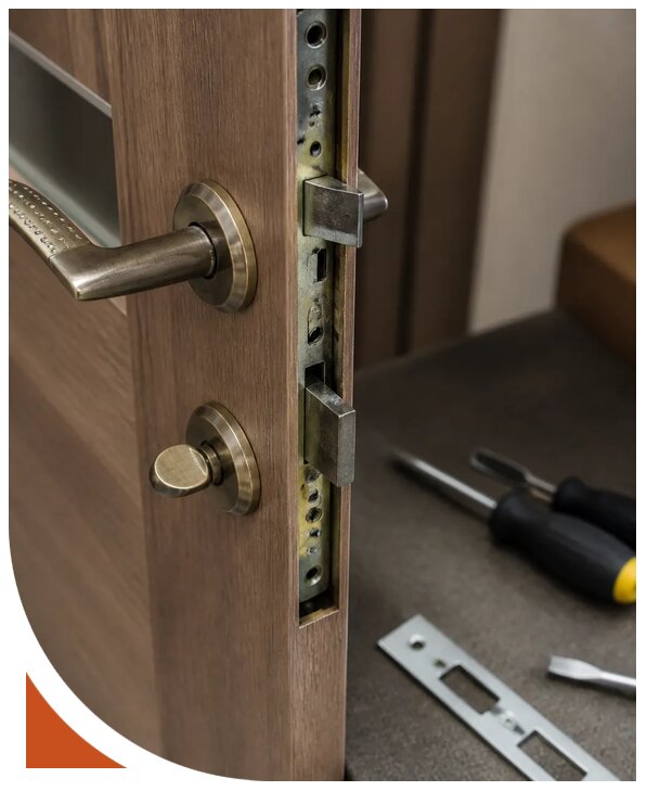 Ремонт врезного замка с выездом в Карталах от 2608 р. | Разлок-Крт